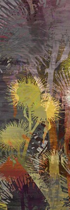 Framed Thistle Panel III Print