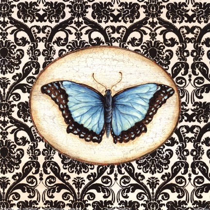 Framed Fanciful Butterfly II Print