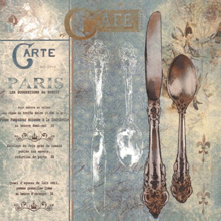 Framed Fine Dining II Print