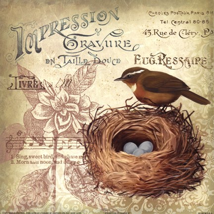 Framed Springtime in France IV Print