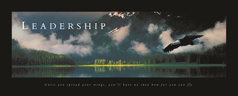 Framed Leadership-Eagle Print