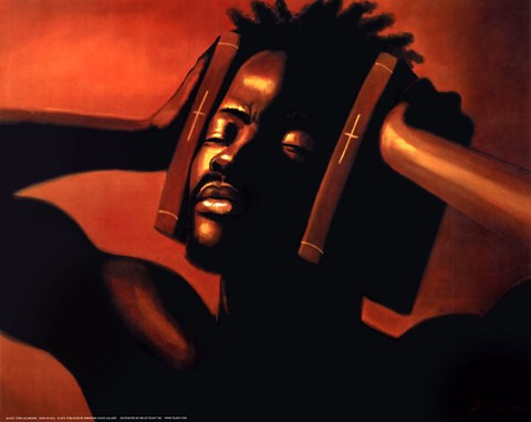 Framed Hear No Evil (male) Print