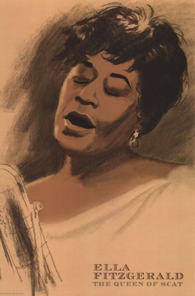 Framed Ella Fitzgerald Print