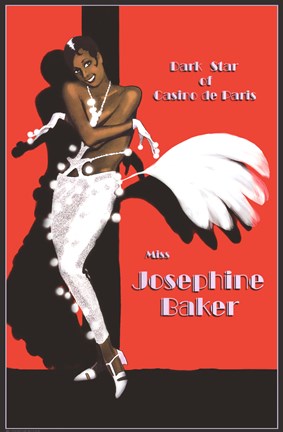 Framed Joesphine Baker Print