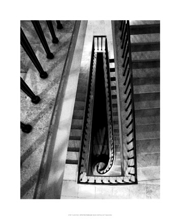 Framed Into the Staircase Print