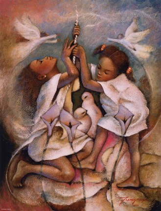 Framed Ringbell Heaven Print