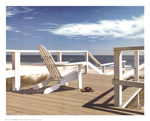 Framed Sun Deck Print