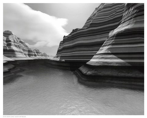 Framed Majestic Canyon II Print