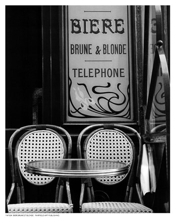 Framed Biere Brune et Blonde Print