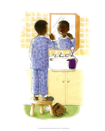 Framed Sunshine Smiles (Boy) Print