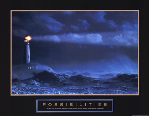 Framed Possibilities-Lighthouse Print
