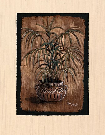 Framed Exotic Flora II Print
