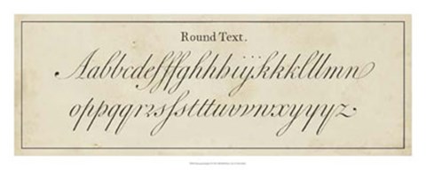 Framed Manuscript Sampler II Print