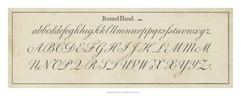 Framed Manuscript Sampler IV Print