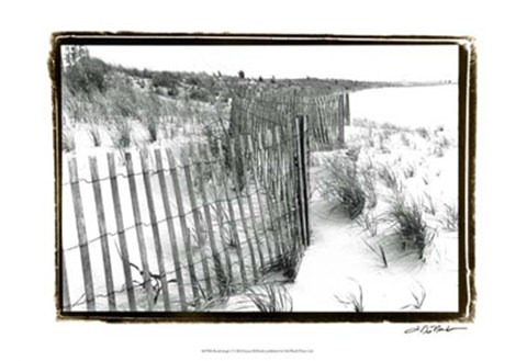 Framed Beach Scape I Print