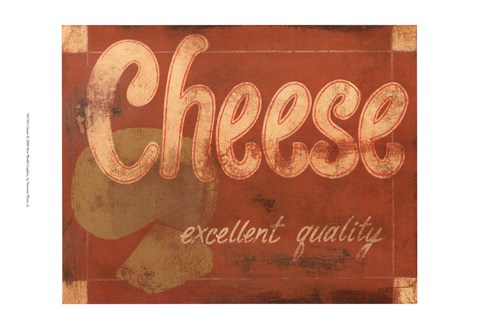 Framed Cheese Print