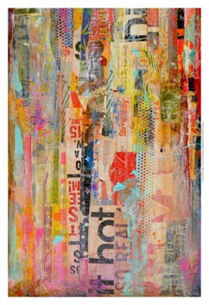 Framed Metro Mix I Print