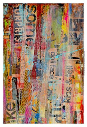 Framed Metro Mix II Print