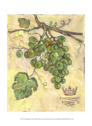 Framed Chardonnay Print