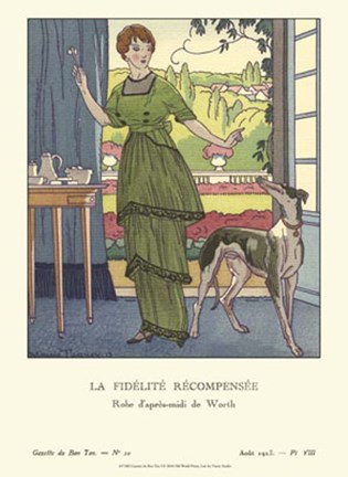 Framed Gazette du Bon Ton I Print