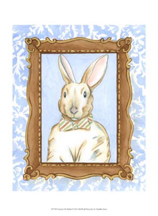 Framed Teacher&#39;s Pet - Rabbit Print