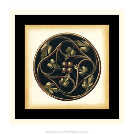 Framed Small Ornamental Accents VI Print