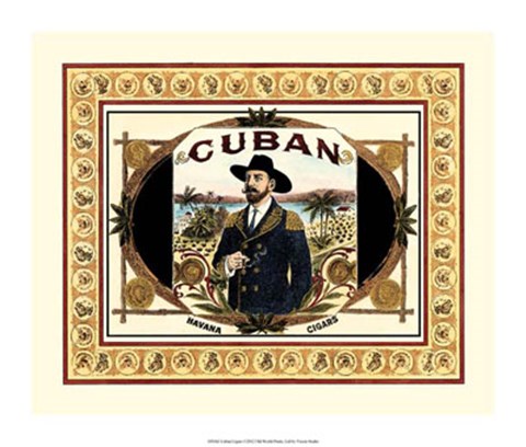 Framed Cuban Cigars Print