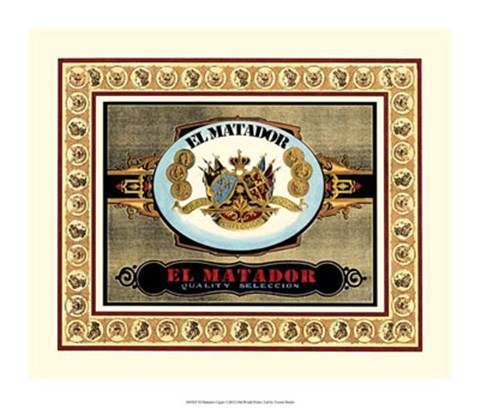 Framed El Matador Cigars Print