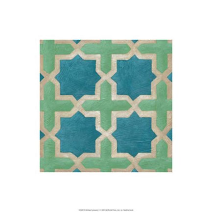 Framed Brilliant Symmetry I Print