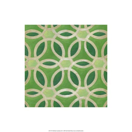 Framed Brilliant Symmetry III Print