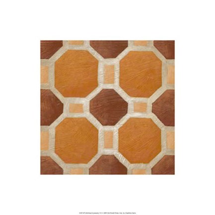 Framed Brilliant Symmetry VI Print