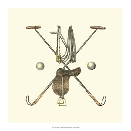 Framed Polo Saddle Print