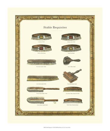 Framed Stable Requisites Print