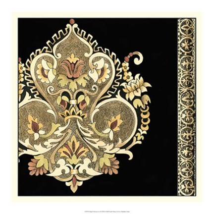 Framed Regal Adornment II Print