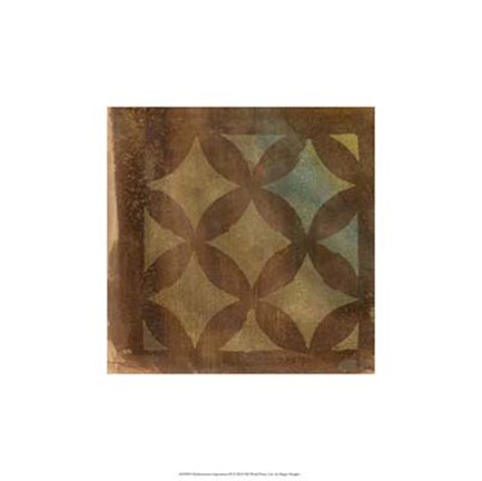 Framed Mediterranean Impressions III Print