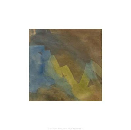 Framed Mediterranean Impressions V Print