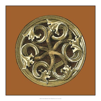 Framed Graphic Medallion III Print