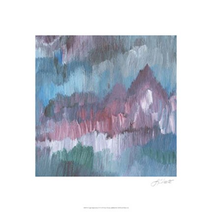 Framed Lapis Impressions IV Print