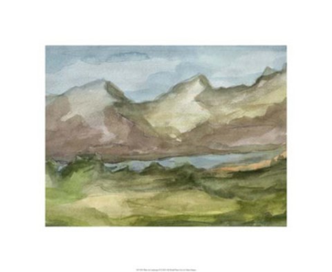 Framed Plein Air Landscape II Print