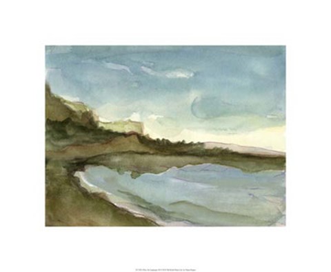 Framed Plein Air Landscape III Print