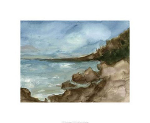 Framed Plein Air Landscape V Print