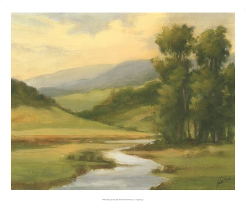 Framed Spring Morning II Print