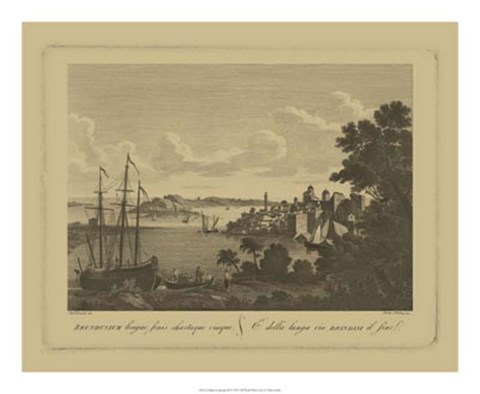 Framed Italian Landscape III Print