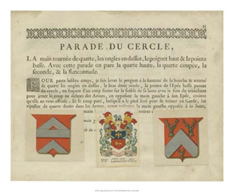 Framed Vintage Armes &amp; Crests VI Print