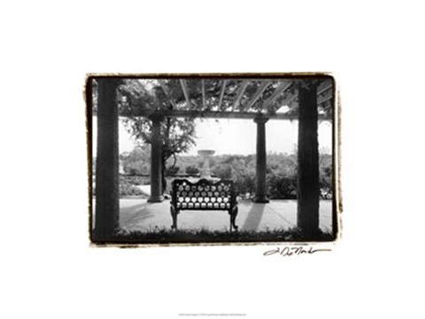 Framed Garden Elegance I Print