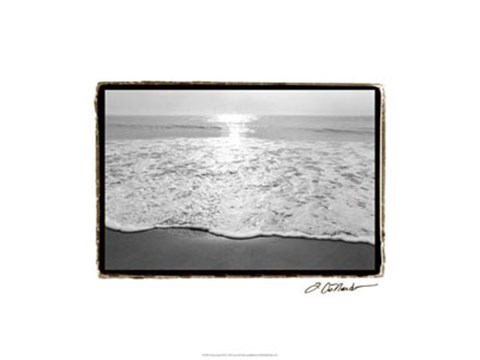 Framed Ocean Sunrise III Print