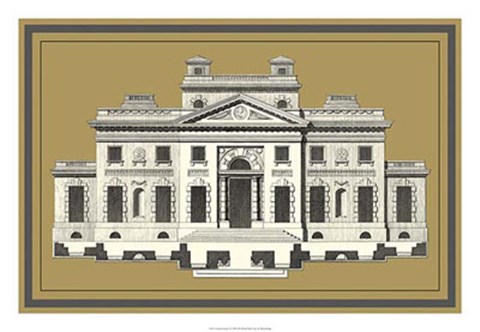 Framed Grand Facade I Print