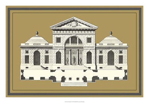 Framed Grand Facade II Print