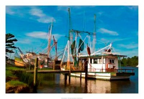 Framed Safe Harbor I Print