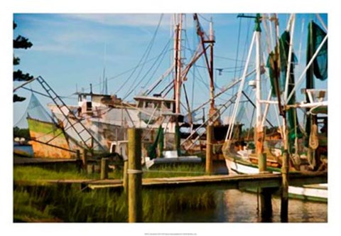 Framed Safe Harbor III Print